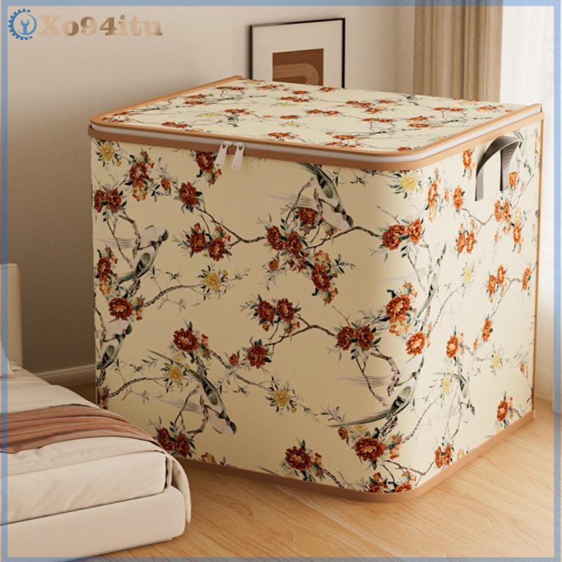 XOITU 100L Hộ Gia Đình Dung Tích Lớn Túi Bảo Quản Chất Liệu Không Dệt Tủ Quần Áo Sắp Xếp Tủ Quần Áo Có Thể Được Sử Dụng Cho Chăn Quần Áo Đồ Chơi VN
