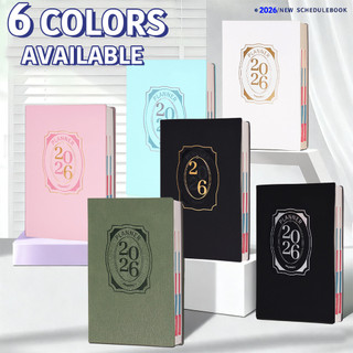 2026 Planner A5 Bìa cứng 80GSM Giấy tiếng Anh Lịch trình hàng năm Kế hoạch hàng năm Kế hoạch hàng ngày Học sinh mềm & Văn phòng phẩm