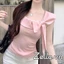 Áo thun nữ cổ tròn không tay màu trơn Slim Fit