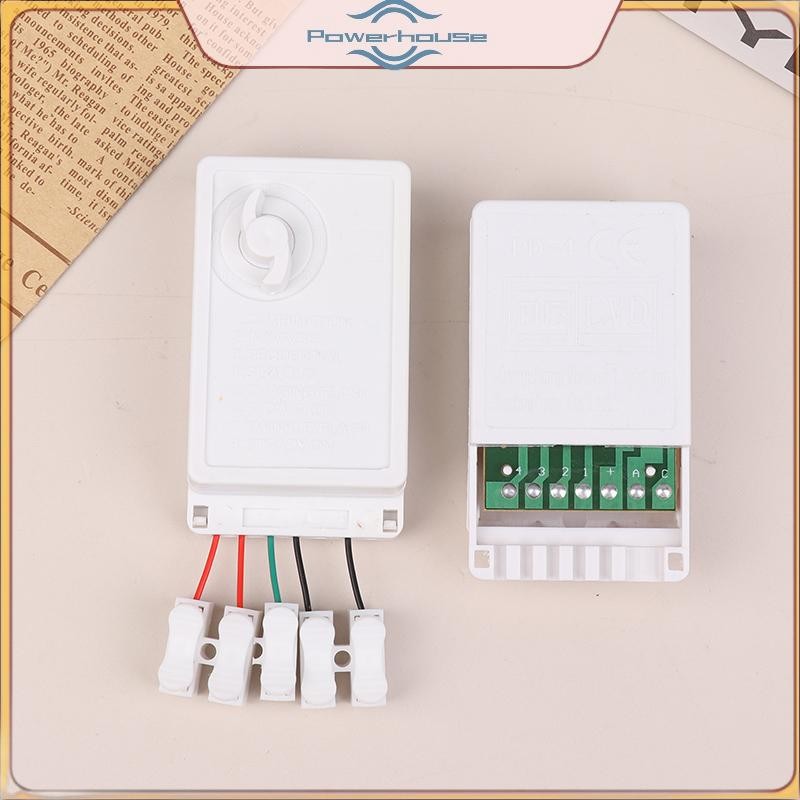 Bộ điều chỉnh ánh sáng dây LED POWER EK-04 2 / 4 chiều 8 núm chức năng / Bộ điều khiển điều chỉnh ánh sáng loại nút nhấn không hàn.
