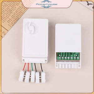 Bộ điều chỉnh ánh sáng dây LED POWER EK-04 2 / 4 chiều 8 núm chức năng / Bộ điều khiển điều chỉnh ánh sáng loại nút nhấn không hàn.