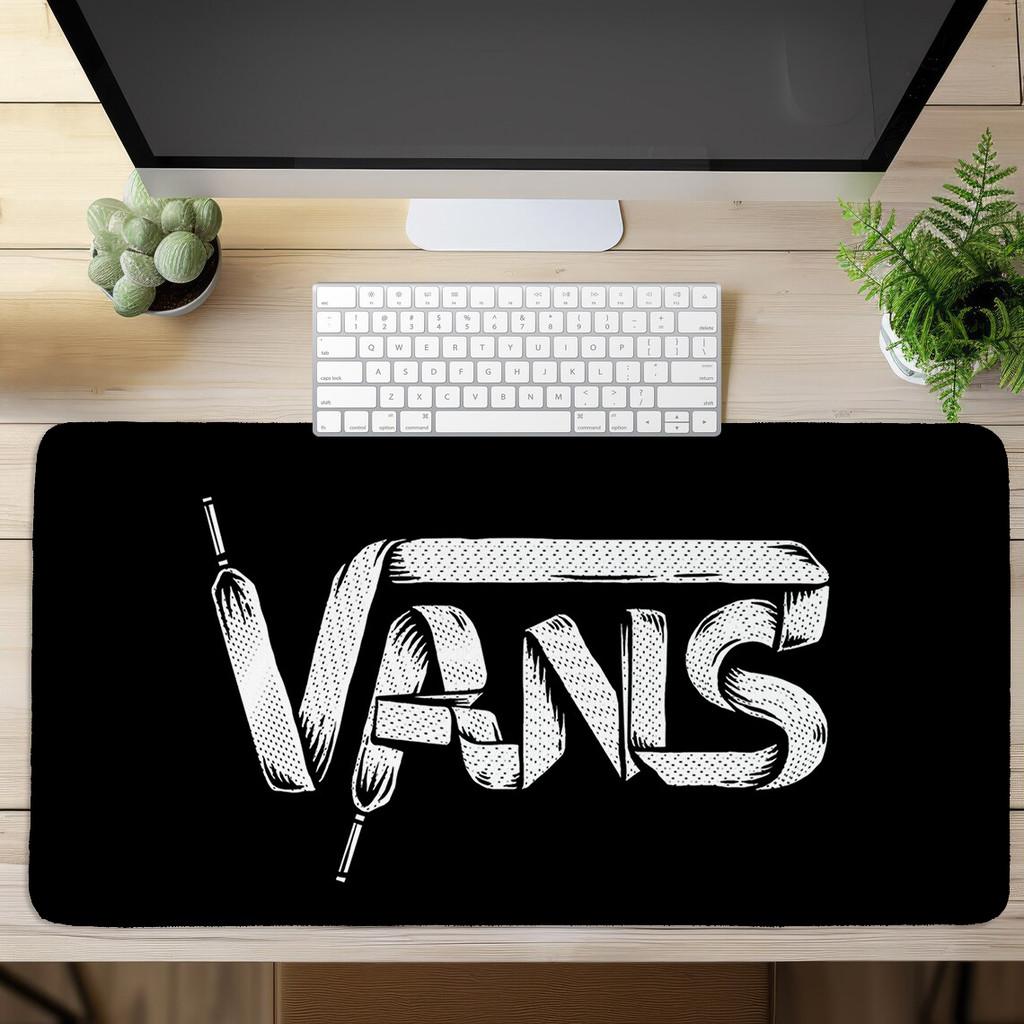 Giày Art Vans Logo Miếng Lót Chuột In Nghệ Thuật Bàn Phím Máy Tính Bàn Phím Bàn (60x30cm / 80x40cm)