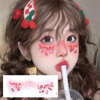 Nhãn dán mặt chủ đề Giáng sinh, hình xăm tạm thời, lâu trôi và không thấm nước