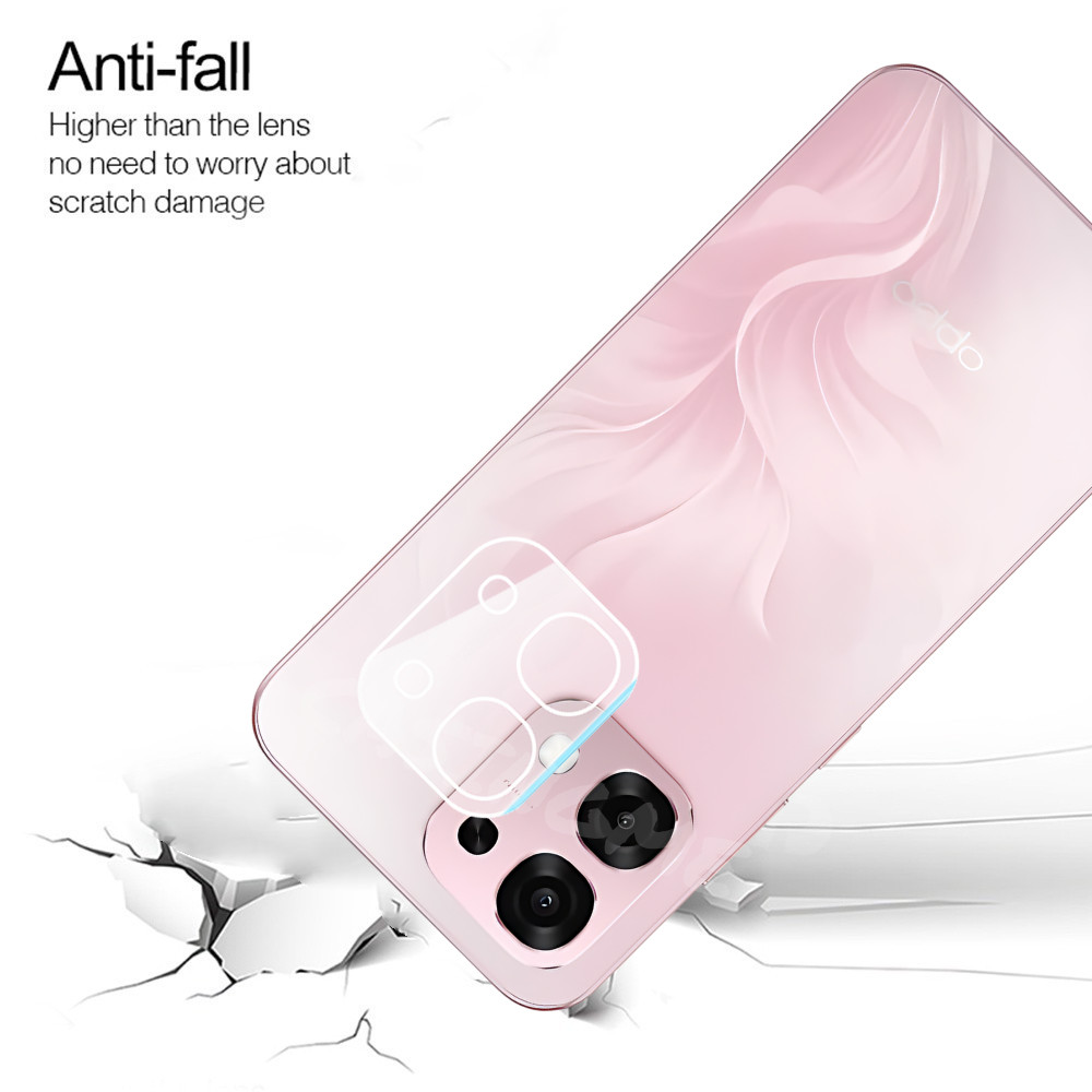 OPPO A6 Pro 5G 2025 3D Bảo Vệ Ống Kính Máy Ảnh Cho OPPOA6Pro OPPO A6x A 6 A6t Pro A6 Pro A6c 4G 5G 2025 Trong Suốt Kính Cường Lực Mặt Sau Camera Bảo Vệ