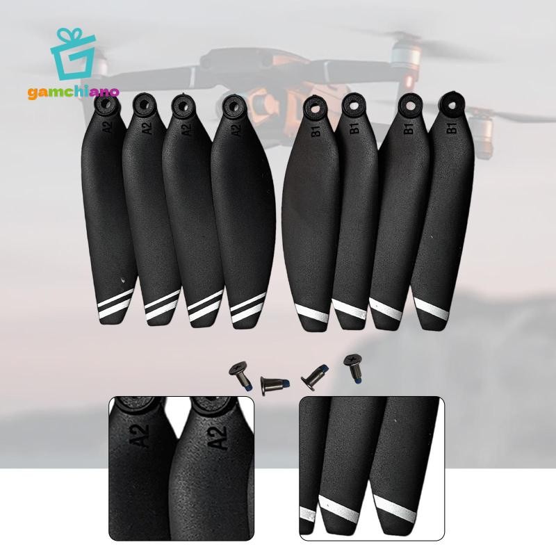 Gamchiano 8 Miếng Drone Thay Thế Cánh Quạt Dự Phòng Cường Độ Cao Chuyên Nghiệp 5.8cm Có Vít Cho Ying S3 S1S K918 SG108 L108