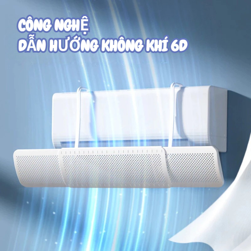 Ba cánh có thể thu vào điều hòa không khí tấm chắn gió mà không cần cài đặt,Chống Gió Thổi Thẳng
