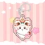 HT3 Chiikawa Hachiware Usagi Hoạt Hình Dễ Thương Móc Khóa Hai Mặt Acrylic Túi Trang Trí Mặt Dây Chuyền TH3