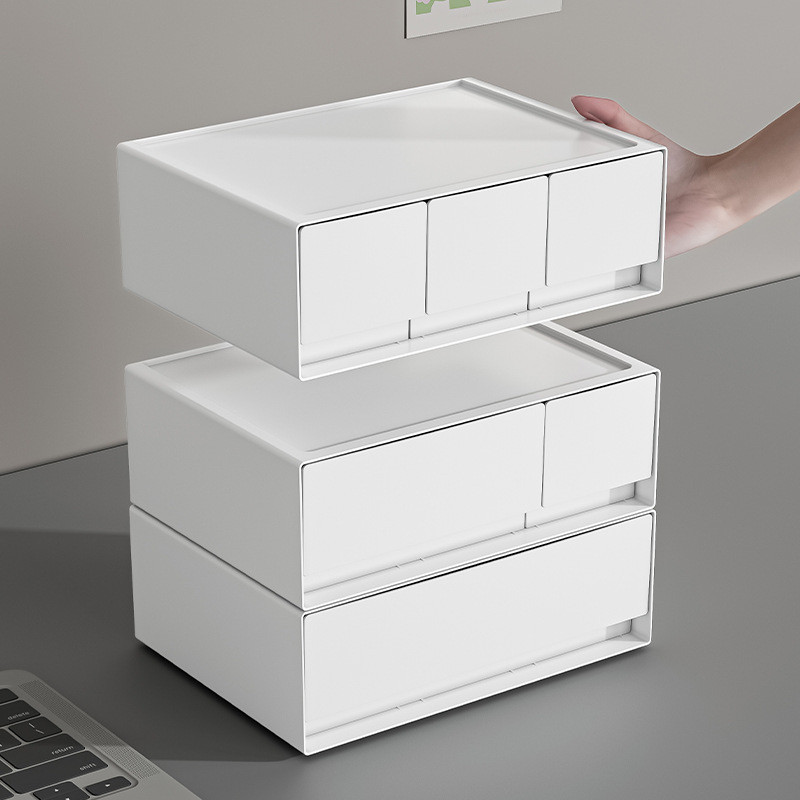 Hộp Ngăn Kéo Nhiều Tầng | Tủ Mini Đựng Đồ Bàn Học, Văn Phòng & Phòng Ngủ