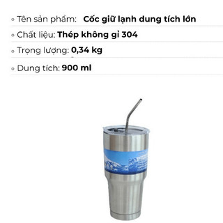 Ly giữ nhiệt 30oz Magic Mountain giữ lạnh cả ngày dùng cho cà phê, trà, nước đá tiện lợi Buna