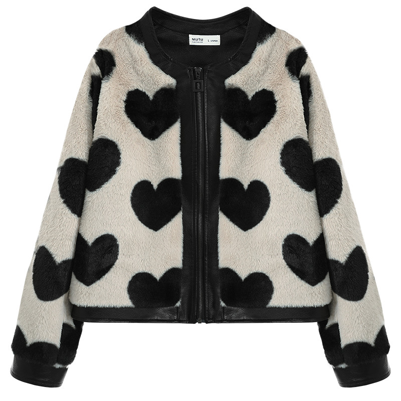 Mutu Tình Yêu - Jackets Thick Sheep Fur Winter 2025 Luxurious Short Faux Fur