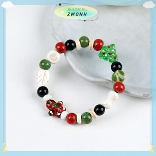 ZMONH Vintage Ngôi Sao Gốm Dây Vòng Tay Cho Nữ Cô Gái Ngọt Ngào Phong Cách Bohemian Có Thể Điều Chỉnh Lắc Tay Trang Sức Phụ Kiện Quà Tặng
