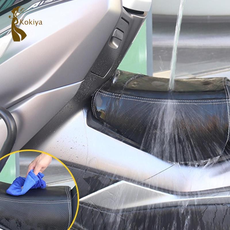 Xe Máy Trước Ghế Trẻ Em Bình Nhiên Liệu Ghế Đi Dài Da PU Đen Thoải Mái Mềm Cong Chùm Đệm Cho Pcx160