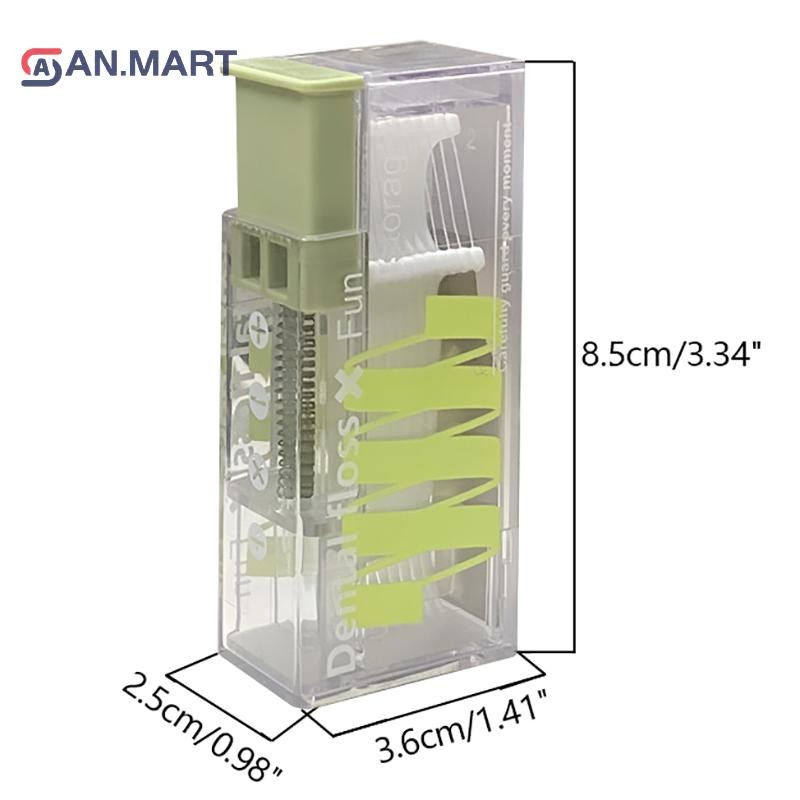 Bigdealssuper Hộp đựng nha khoa tự động Chăm sóc vệ sinh răng miệng Hộp đựng bóng nha khoa di động Tiện lợi với 10 chiếc Nha khoa Flos siêu