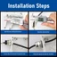 Đầu nối dây điện YRBWD, Cáp M25 bằng thép không gỉ IP68 304, Hộp nối tay có thể điều chỉnh 10-16mm chống nước bền bỉ