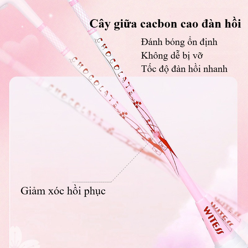 Vợt cầu lông Bộ 2 chiếc,Kèm Túi Đựng Xịn Xò,chuyên nghiệp độ đàn hồi cao