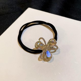 LUImo Dây Buộc Tóc Phong Cách Hàn Quốc cho Bé Gái, Hợp Kim Co Dãn, Họa Tiết Sáng Hoa