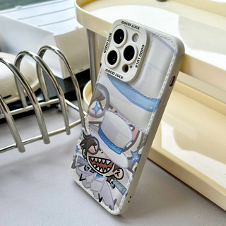 Ốp điện thoại vẽ tay ngộ nghĩnh cho iPhone 17 / 17Air / 16E / 15 Plus / 14 / 13 / 12 / 11 / Pro Max. Chống sốc rơi. Hộp đựng túi khí kiểu áo khoác silicon lỏng che phủ toàn diện