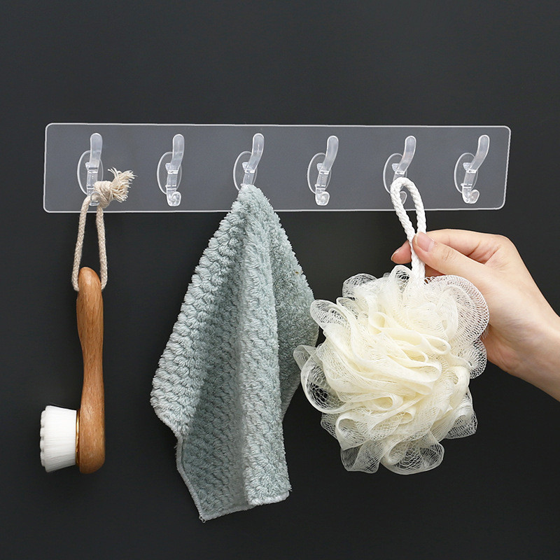 Bộ móc dính cho mũ và quần áo, chất liệu Acrylic, lý tưởng để treo theo hàng