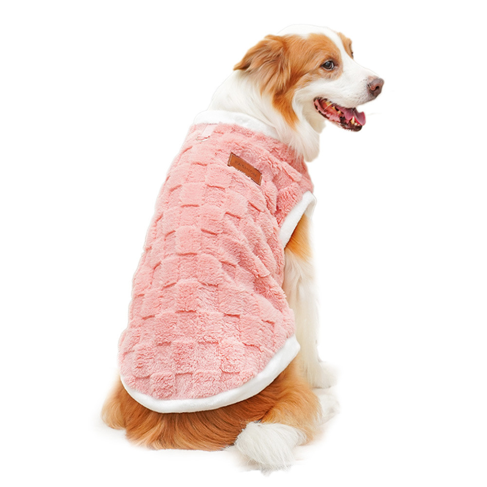 【Ready Stock】 Pet Clothes Autumn and Winter New Dog Clothes Plush New Cat Clothing Golden Retriever Dog Cat Supplies 6rPK