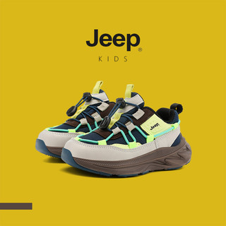Giày thể thao trẻ em Jeep 2025 lưới thoáng khí, phù hợp cho bé gái và bé trai chạy bộ