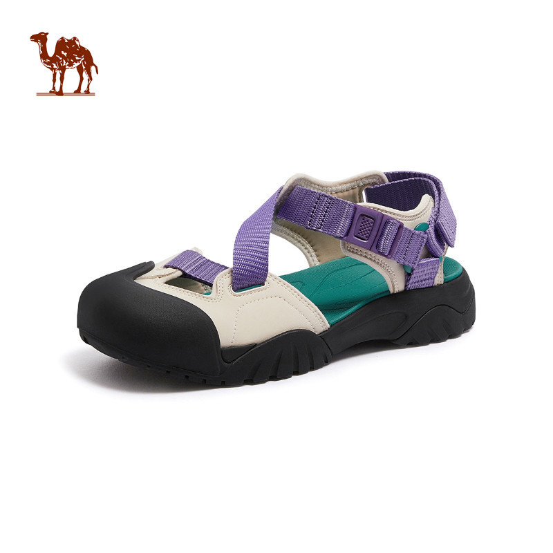 CAMEL CROWN Dép Sandal Thời Trang Nữ Dép Sandal Đi Biển Ngoài Trời