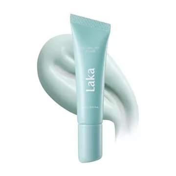Mặt nạ môi Laka hing Prep, Mặt nạ làm mát Hàn Quốc, Tẩy tế bào chết nhẹ nhàng cho môi, Vệ sinh &amp; Ứng dụng dễ Chăm sóc môi ngày, K-Beauty​, 0,33 fl.oz