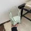 Túi Mini BRARAA, Túi Xách Thời Trang Màu Trơn Nhẹ, Túi Vuông Nhỏ Túi Da PU Hợp Thời Trang Dành Cho Nữ