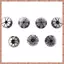 1 bộ MT2 ER20 M10 MTB2 Collet Chuck Morse#2 Dụng cụ cônHolder + 7 thanh nối dài phay CNC lò xo (R F C V)