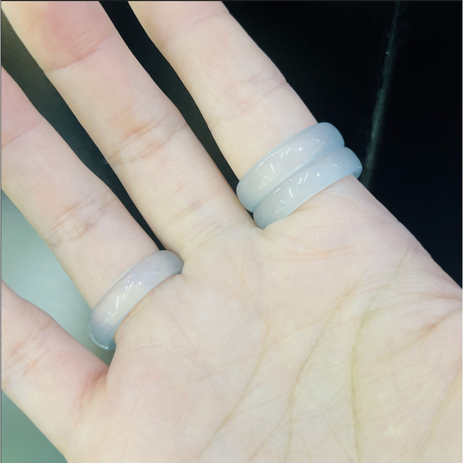 [𝐐𝐮à 𝐓ặ𝐧𝐠] Nhẫn Mã Não xanh lam, trang sức thời trang cao cấp bằng đá tự nhiên 𝐬𝐡𝐚𝐧𝐠𝐡𝐚𝐢 𝐬𝐭𝐨𝐫𝐞