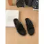 TT Phiên Bản Hàn Quốc Cross Strap Cover Toe Sandals Nữ Mùa Hè La Mã Giày Da Thật Chính Hãng Dép Đi Biển