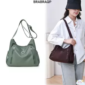 Túi đeo chéo BRAA, Túi đeo vai đa năng phù hợp, Trọng lượng nhẹ Túi đeo chéo bền cao cấp dành cho nữ