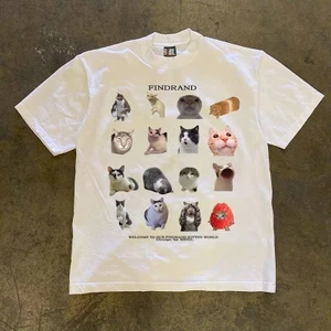 （Giao hàng 24h）Angela Áo thun chất Premium cotton thoáng mát họa tiết meme Nam Nữ Unisex,Tay Lỡ In Siêu Dễ Thương