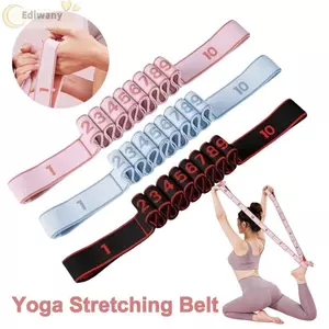 Dây co giãn khiêu vũ EDIWANY, Dây căng yoga có thể điều chỉnh 10 / 12 lưới, Dây đeo kéo yoga kỹ thuật số đàn hồi di động cho Yoga Thể dục khiêu vũ Latin