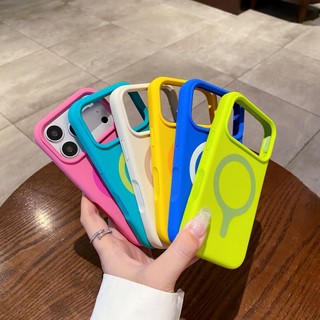 Sạc Không Dây Bạc Hà Xanh Thật Chất Lỏng Silicon Ốp Lưng Điện Thoại iPhone 17Promax 17Pro 16 Pro Max Chống Sốc Nam Nữ Vỏ Di Động