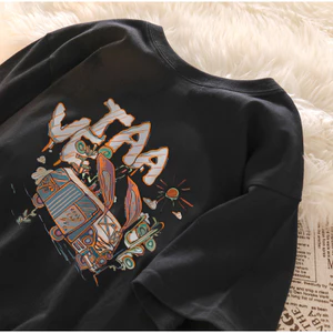 （Giao hàng 24h）Angela áo thun nữ basic đen local brand vintage áo phông tay lỡ unisex ulzzang 100% cotton