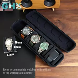 GHX Hộp Đồng Hồ Tổ Chức Dành Cho Nam Hoặc Nữ Đồng Hồ Du Lịch Hộp Đựng Di Động Lưu Trữ Đồng Hồ Hiển Thị Giá Đỡ Cho Đồng Hồ Đeo Tay Và Đồng Hồ Thông Minh VN