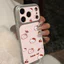 Ốp lưng iPhone họa tiết da mạ họa tiết mèo vui vẻ iPhone 17 16 15 14 13 12 11 Pro Max Plus Max