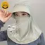 PNPIA- Mũ Mới Cho Nữ Mùa Hè, Bảo Vệ Ne, Bảo Vệ Mặt, Đi Xe Đạp, Mũ Chống Nắng, Chống Tia UV, Tích Hợp Mặt nạ