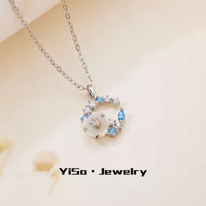 Vòng Hoa May Mắn Vòng Hoa Nữ Ánh Sáng Sang Trọng Thời Trang Hoa Kim Cương Mặt Dây Chuyền Cảm Thấy Phù Hợp Với Xương Đòn