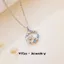 Vòng Hoa May Mắn Vòng Hoa Nữ Ánh Sáng Sang Trọng Thời Trang Hoa Kim Cương Mặt Dây Chuyền Cảm Thấy Phù Hợp Với Xương Đòn