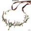 BRBRAA Elven Crown, Trang sức giả tưởng Thiết kế cây nho Elf Tiara, Phụ kiện trang phục thời trang Chủ đề rừng Cổ tích Băng đô Halloween