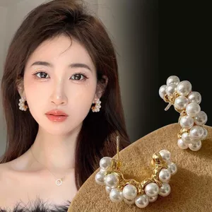 Hàng Ngày Đẹp Thanh Lịch Giả Bông Tai Ngọc Trai Nữ Ngọt Ngào Thanh Lịch Niche Thiết Kế Phù Hợp Với Người Ảnh Hưởng Bông Tai Bông Tai E18432026-6-11