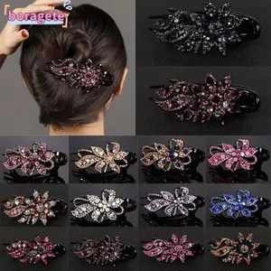 BORAGETE 1 Chiếc Nữ Kẹp Tóc Đuôi Ngựa Mũ Mỏ Vịt Tóc Mũ Vuốt Tóc Hairgrip