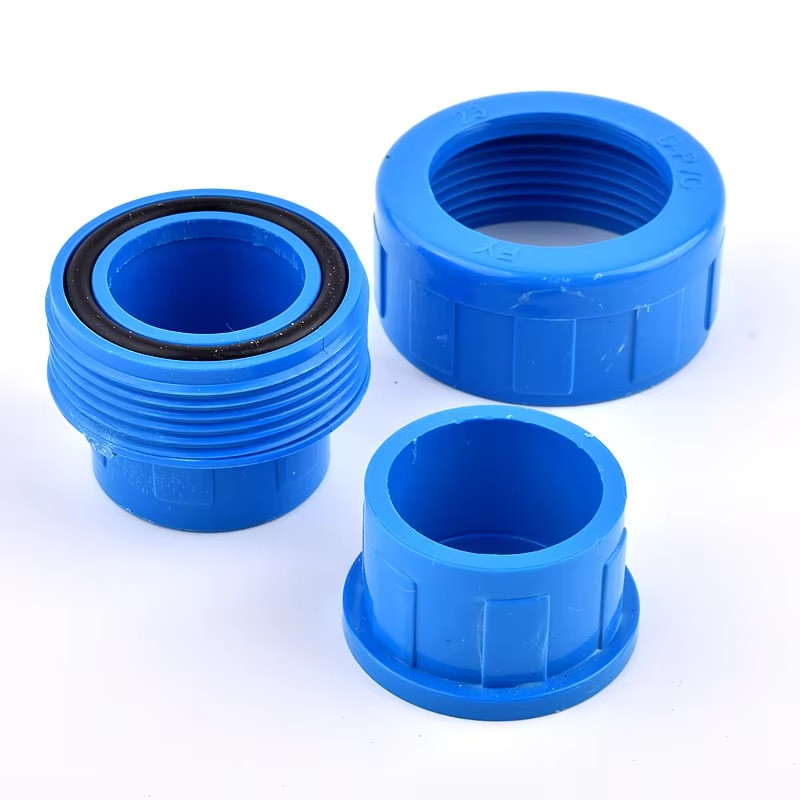 Rắc Co UPVC Xanh Nối Ống Nước PVC Phi 21 Phi 27 Phi 34 Tháo Lắp Nhanh Chống Rò Rỉ Siêu Bền