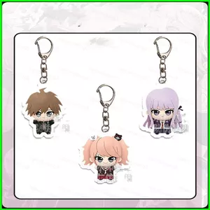 HT3 Danganronpa Acrylic Móc Khóa Anime Mặt Dây Chuyền Bền Cho Ba Lô Túi & Chìa Khóa TH3