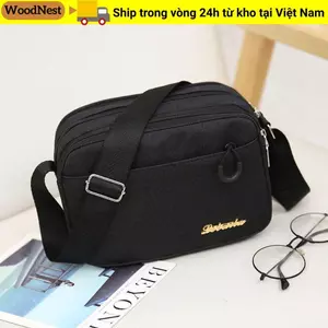 Túi đeo chéo WOODNEST, Túi đeo vai nhiều túi, Túi xách thông thường Unisex Nữ