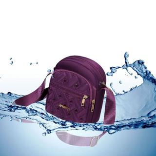 [Crush] Túi Messenger, Túi vuông nhỏ đa chức năng bằng Nylon, Túi điện thoại di động đeo chéo nhiều ngăn