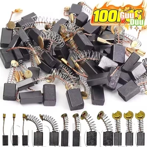 Bộ bàn chải Carbon động cơ điện - Bộ búa máy khoan - Dụng cụ khoan búa điện - Dụng cụ sửa chữa thay thế - Bộ dụng cụ bảo trì 5 mẫu / Giao hàng miễn phí