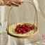 🔥có hàng sẵn🔥mẹt chụp ảnh flatlay decor trang trí bàn ăn Mẹt tre Trung Quốc Mới Trà Nhà Bánh Ngọt Món Tráng Miệng Khay Tre Dệt Món Tráng Miệng Tấm Dệt Tay Món Tráng Miệng Đĩa Làm Mới Khăn Lau Bụi Giỏ