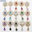 Bluelover 32 * 60MM cho kim cương giả Nút tóc Manualidades Phụ kiện Diy Flat ba Trâm cài Phụ kiện trang sức Mới